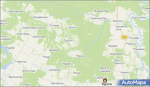 mapa Dorszyn, Dorszyn na mapie Targeo