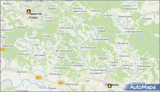 mapa Drohobyczka, Drohobyczka na mapie Targeo