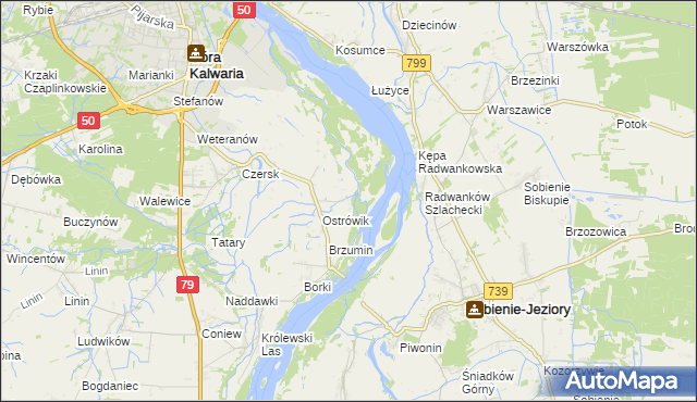 mapa Kępa Radwankowska, Kępa Radwankowska na mapie Targeo