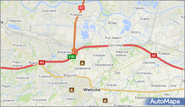 mapa Kokotów, Kokotów na mapie Targeo