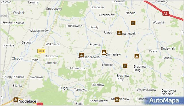 mapa Krasnołany, Krasnołany na mapie Targeo