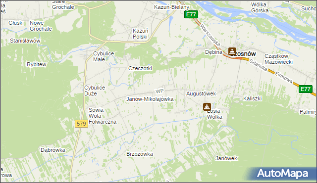 mapa Małocice, Małocice na mapie Targeo