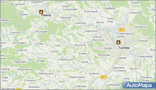 mapa Meszna Opacka, Meszna Opacka na mapie Targeo