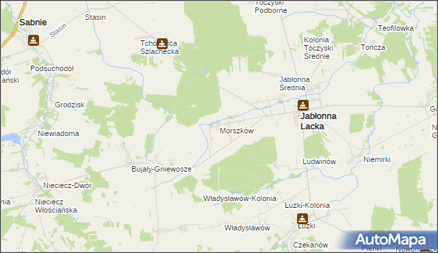 mapa Morszków, Morszków na mapie Targeo