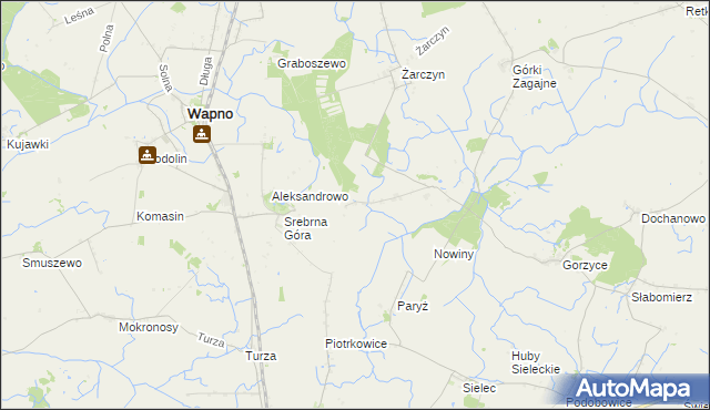 mapa Nadborowo, Nadborowo na mapie Targeo