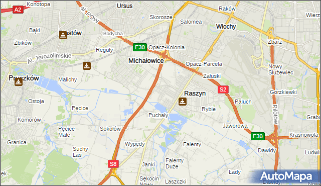 mapa Nowe Grocholice, Nowe Grocholice na mapie Targeo