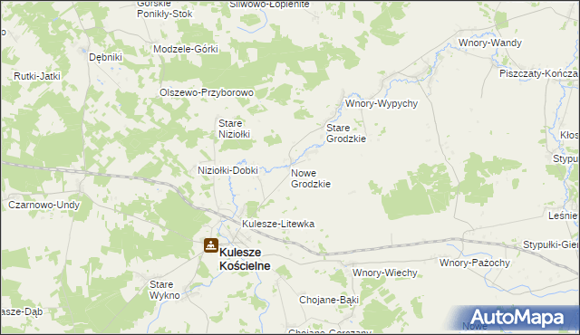 mapa Nowe Grodzkie, Nowe Grodzkie na mapie Targeo