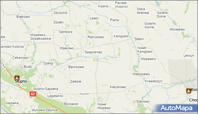 mapa Pepłowo gmina Bodzanów, Pepłowo gmina Bodzanów na mapie Targeo