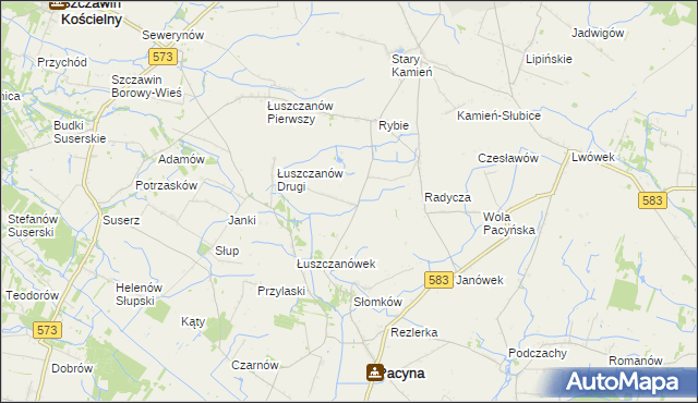 mapa Robertów, Robertów na mapie Targeo