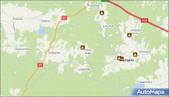 mapa Silno Małe, Silno Małe na mapie Targeo