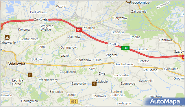 mapa Słomiróg, Słomiróg na mapie Targeo