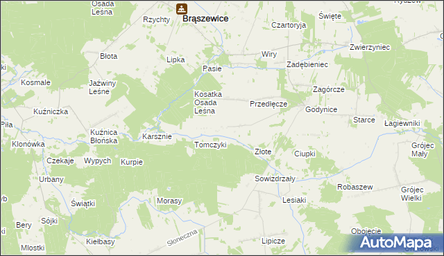 mapa Sokolenie, Sokolenie na mapie Targeo