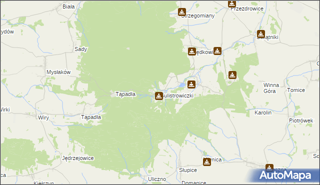 mapa Sulistrowiczki, Sulistrowiczki na mapie Targeo