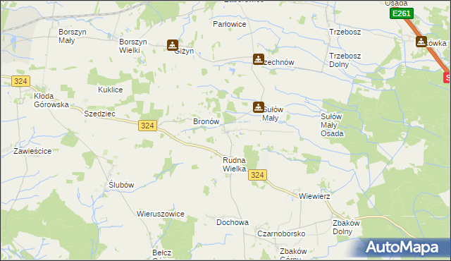 mapa Sułów Wielki, Sułów Wielki na mapie Targeo