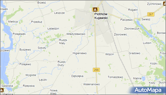 mapa Szewce gmina Piotrków Kujawski, Szewce gmina Piotrków Kujawski na mapie Targeo