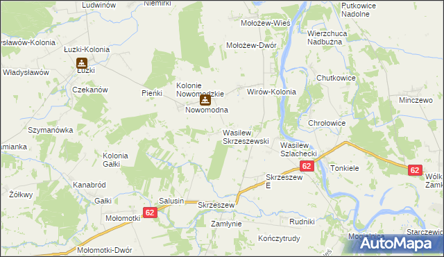 mapa Wasilew Skrzeszewski, Wasilew Skrzeszewski na mapie Targeo