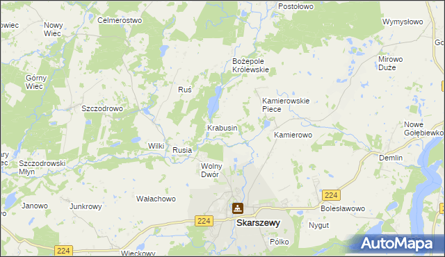 mapa Wilcze Góry, Wilcze Góry na mapie Targeo