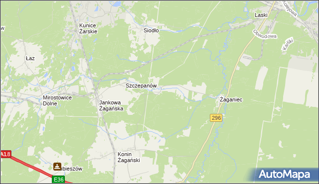 mapa Wilkowisko gmina Iłowa, Wilkowisko gmina Iłowa na mapie Targeo