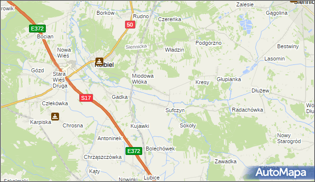 mapa Wola Sufczyńska, Wola Sufczyńska na mapie Targeo