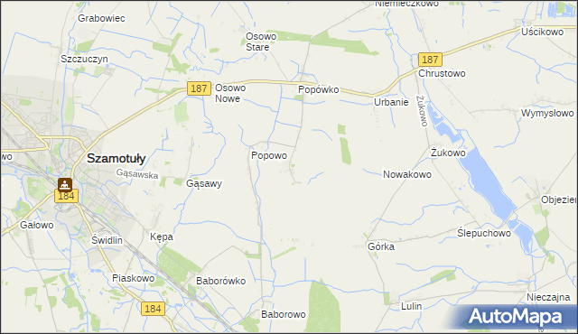 mapa Wychowaniec, Wychowaniec na mapie Targeo