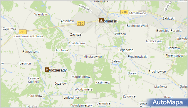 mapa Wygoda Mikołajewska, Wygoda Mikołajewska na mapie Targeo