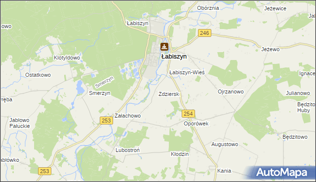 mapa Zdziersk, Zdziersk na mapie Targeo