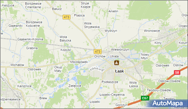 mapa Orchów, Orchów na mapie Targeo