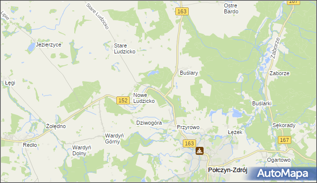 mapa Przyrówko, Przyrówko na mapie Targeo