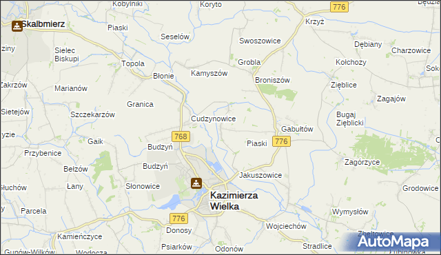 mapa Hołdowiec, Hołdowiec na mapie Targeo