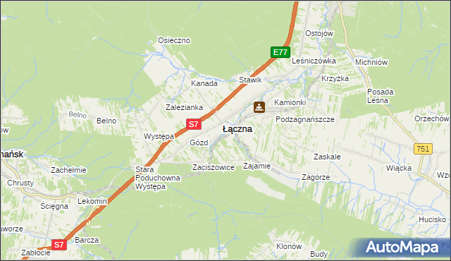 mapa Jęgrzna, Jęgrzna na mapie Targeo