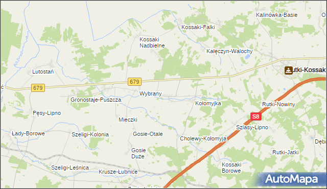 mapa Kołomyja, Kołomyja na mapie Targeo