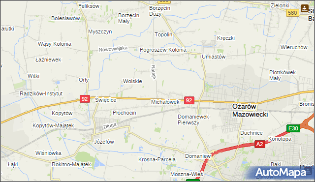 mapa Koprki, Koprki na mapie Targeo