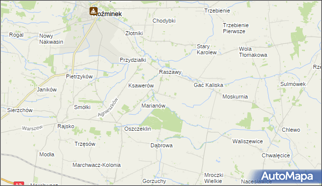 mapa Nowy Karolew, Nowy Karolew na mapie Targeo