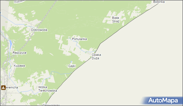 mapa Opaka Duża, Opaka Duża na mapie Targeo