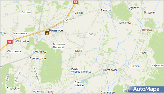 mapa Pacierzów, Pacierzów na mapie Targeo