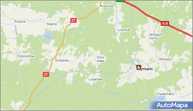 mapa Silno Małe, Silno Małe na mapie Targeo