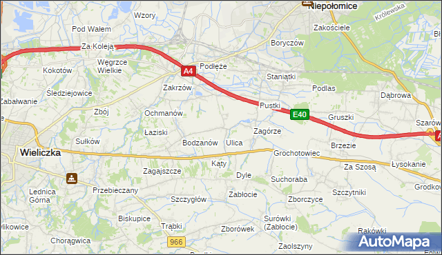 mapa Słomiróg, Słomiróg na mapie Targeo