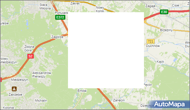 mapa Stefanówka gmina Wiązowna, Stefanówka gmina Wiązowna na mapie Targeo