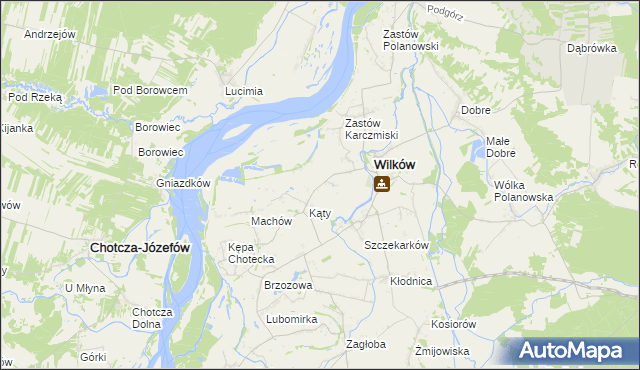 mapa Wilków-Kolonia, Wilków-Kolonia na mapie Targeo