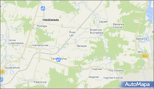 mapa Berejów, Berejów na mapie Targeo