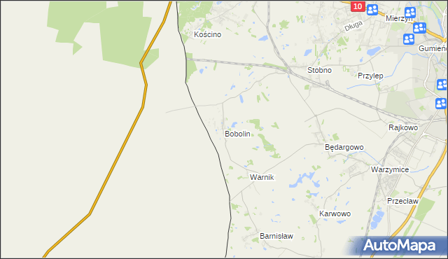 mapa Bobolin gmina Kołbaskowo, Bobolin gmina Kołbaskowo na mapie Targeo