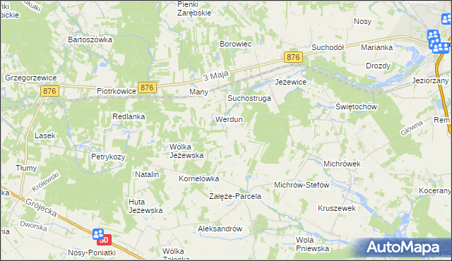 mapa Bystrzanów, Bystrzanów na mapie Targeo