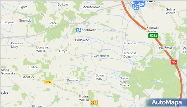mapa Czechnów, Czechnów na mapie Targeo
