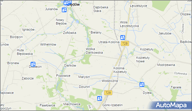 mapa Dalboszek, Dalboszek na mapie Targeo