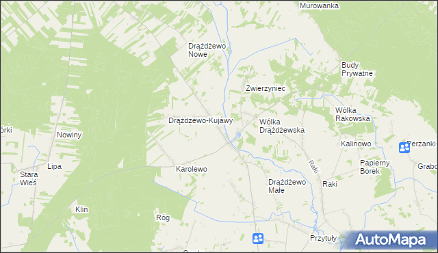 mapa Drążdżewo, Drążdżewo na mapie Targeo