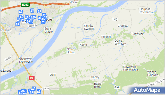 mapa Górne Wymiary, Górne Wymiary na mapie Targeo