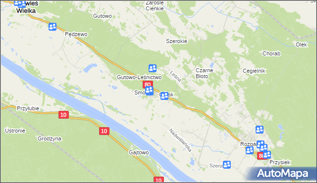 mapa Górsk, Górsk na mapie Targeo