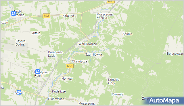 mapa Grabarka-Klasztor, Grabarka-Klasztor na mapie Targeo