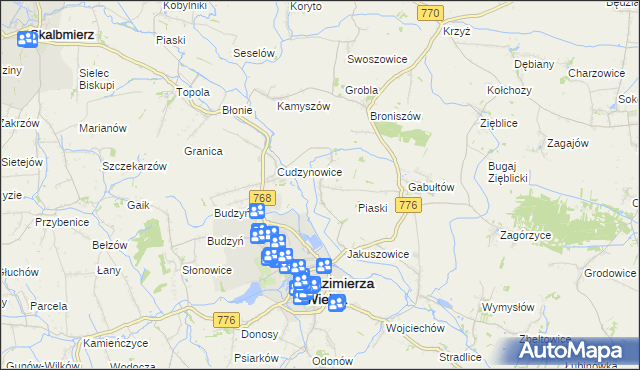 mapa Hołdowiec, Hołdowiec na mapie Targeo