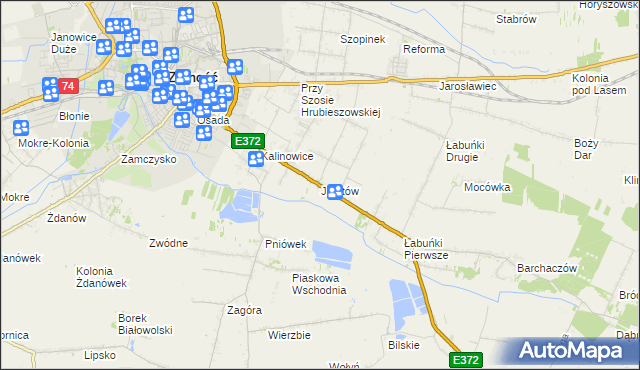 mapa Jatutów, Jatutów na mapie Targeo